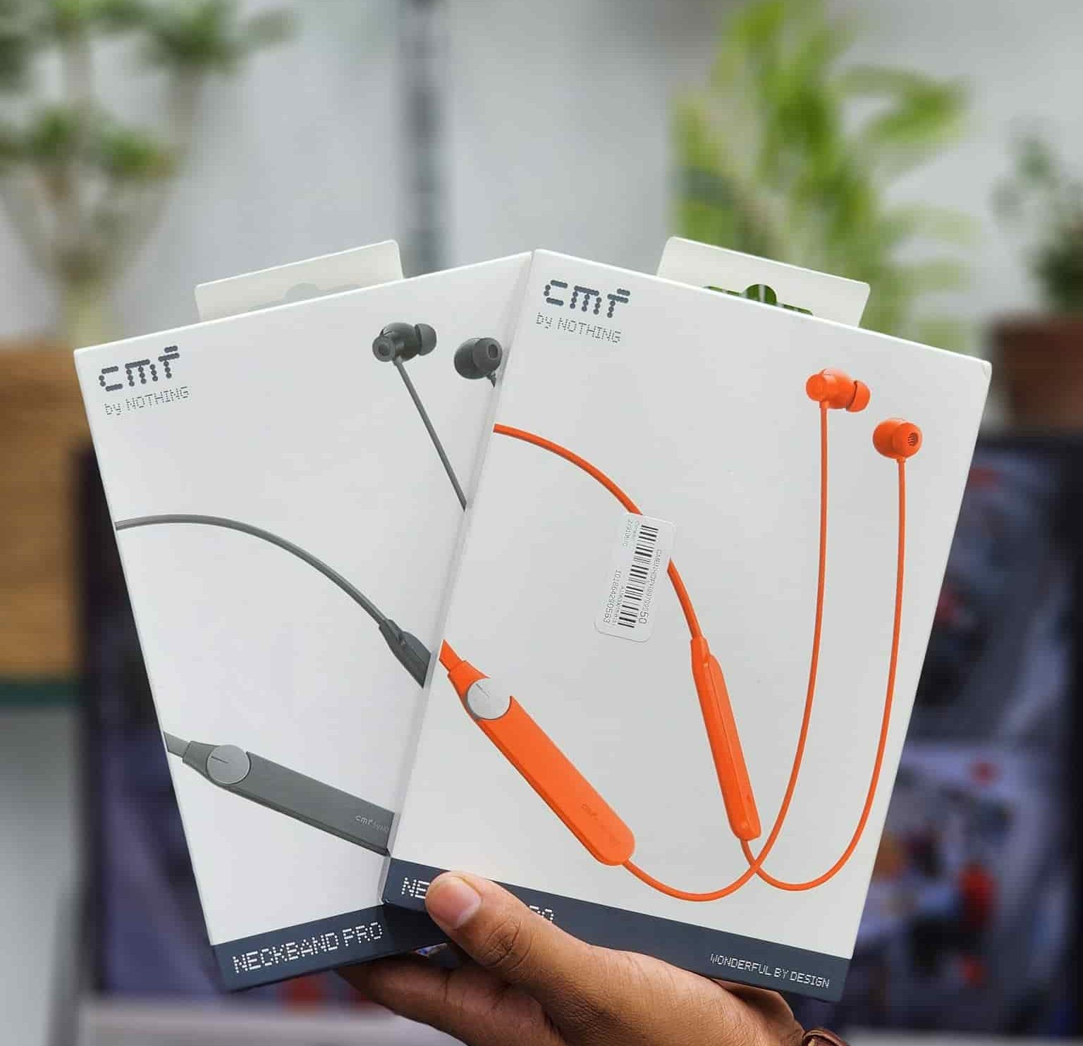 CMF By Nothing Neckband Pro – 50dB Active Noise Cancellation, Smart Dial, Ultra Bass, Bluetooth – Orange