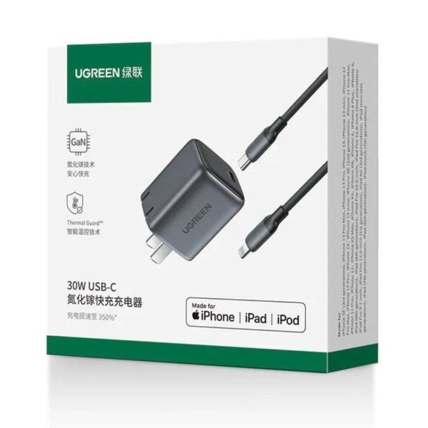 UGREEN-CD319-30W-Gallium-Nitride-Foldable-Fast-Charger-Mfi-Certified-min