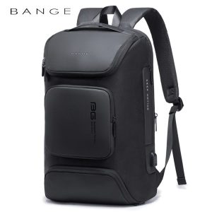 Bange BG-7078 Men Oxford Cloth Waterproof Backpack with USB Port