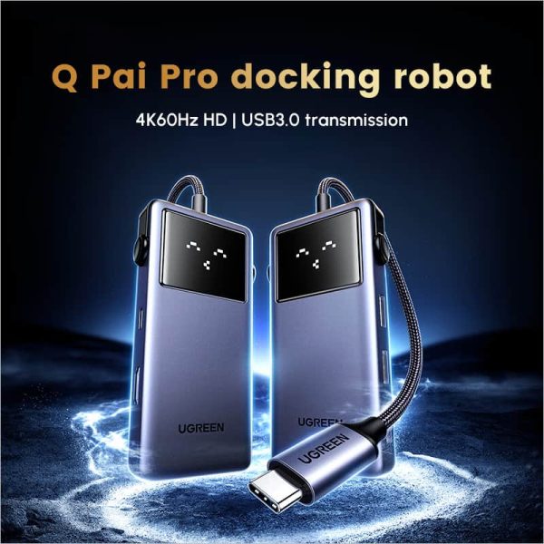 UGREEN-QPai-Pro-5-in-1-USB-C-Hub-4K@60Hz-HDMI-PD100W-and-3USB-Ports-45154-min