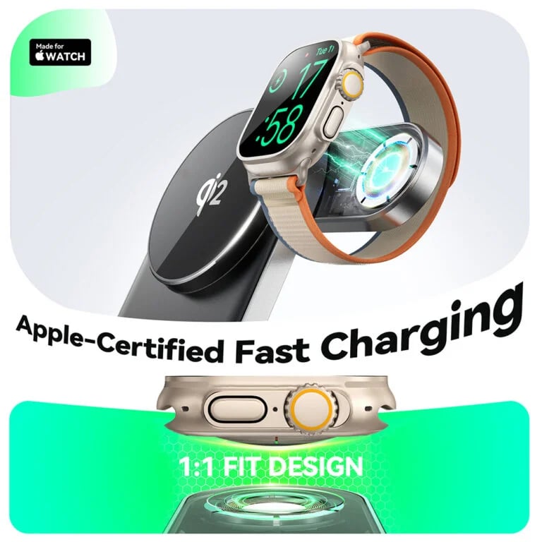 Joyroom JR-W17 Qi2 3in1 Magnetic Wireless Charger