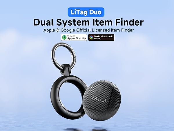 Mili LiTag Duo Dual System Tracker For iOS & Android