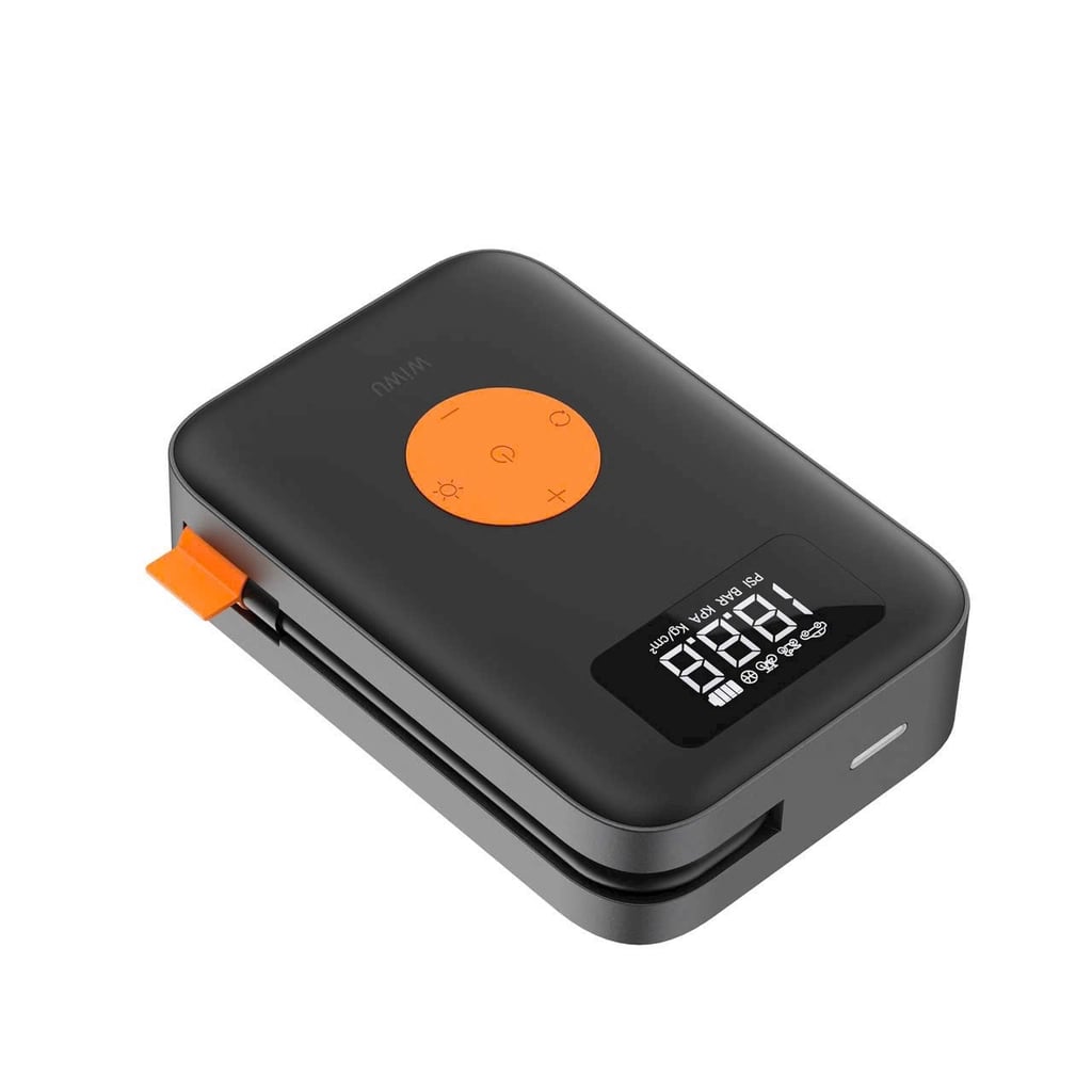 WiWu WI-AI003 Portable Wireless Tire Inflator Air Pump With PowerBank