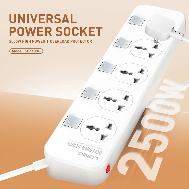 Ldnio SC4408C 2500W Power Socket
