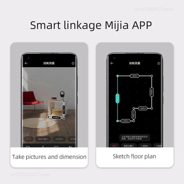 Xiaomi Smart Laser Measure Rangefinder (0.05 – 40m) - MiHome App