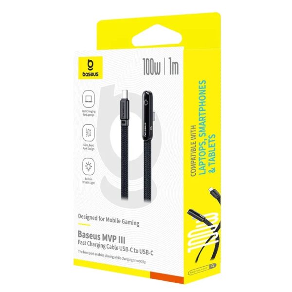 Baseus MVP 3 Fast Charging Cable Type-C to Type-C 100W - 1M