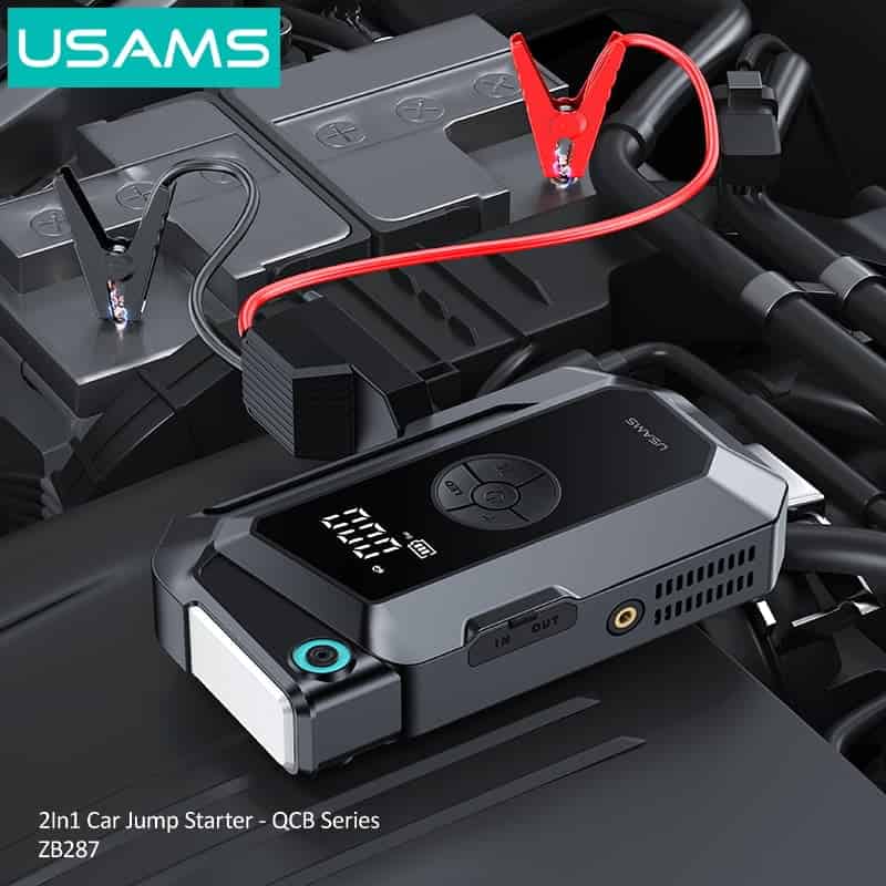 USAMS ZB287 2in1 Car Jump Starter-QCB Series.