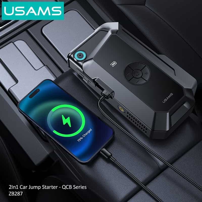 USAMS ZB287 2in1 Car Jump Starter-QCB Series.