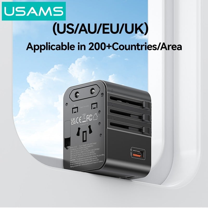 USAMS CC309 25W Universal Travel Charger