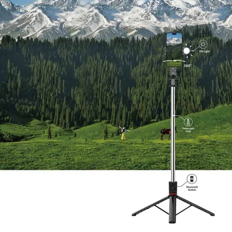 WiWU Wi-SE015 Live Broadcast Tripod Selfie Stick