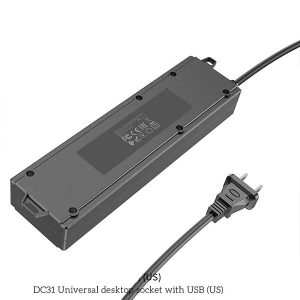 Hoco DC31 2USB 3AC 2500W Desktop Socket