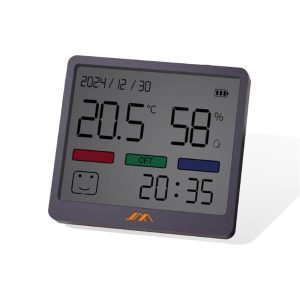 JIMIHOME JM-G3002 Temperature And Humidity Monitor With Digital Clock