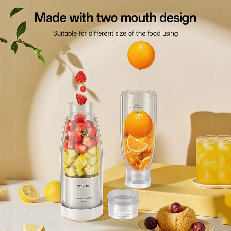 YESIDO EC17 450ml Portable Juicer - 1500mAh Battery