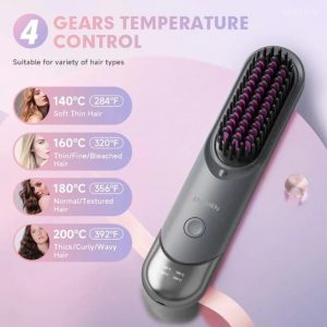 Xiaomi Enchen H100 Cordless Portable Hair Straightener Brush