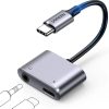 UGREEN USB C to 3.5mm Audio Jack and Charger Adapter 60W PD Fast Charge DAC Audio Splitter (60164)
