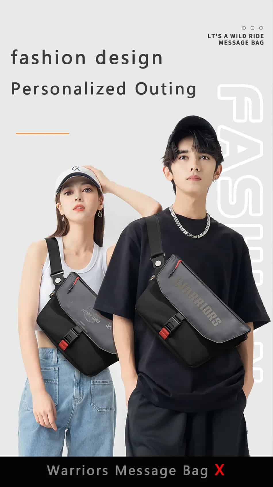 WiWU Space Exploration Message Bag X Crossbody Bag