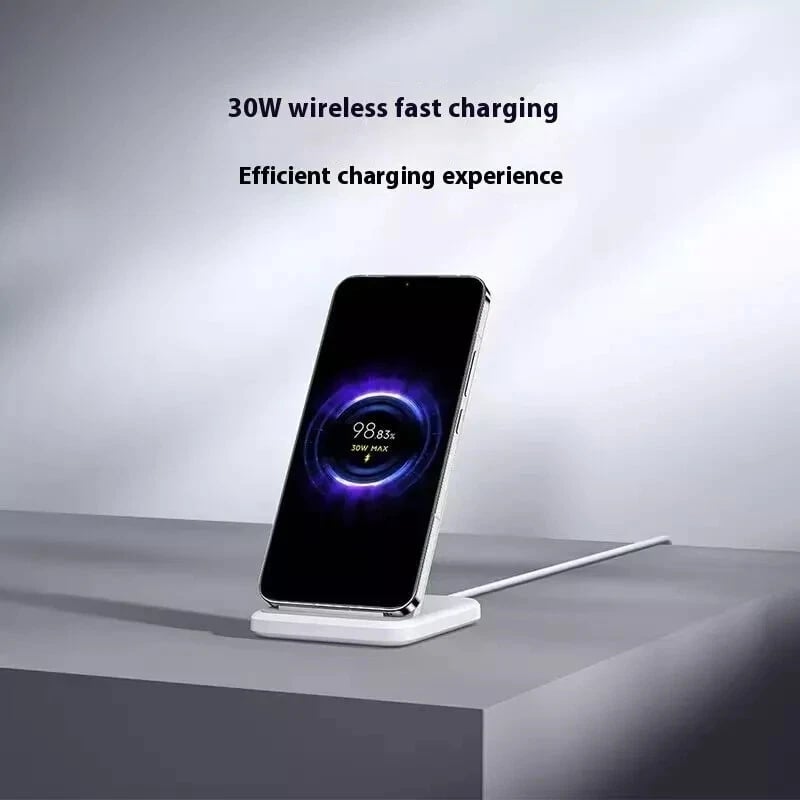 Xiaomi 30W Vertical Wireless Charger Stand Quick Charging For Phones & Pads