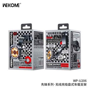 WEKOME WP-U206 15W Fast Charge Suction-cup Car Holder