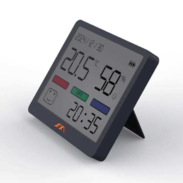 JIMIHOME JM-G3002 Temperature And Humidity Monitor With Digital Clock