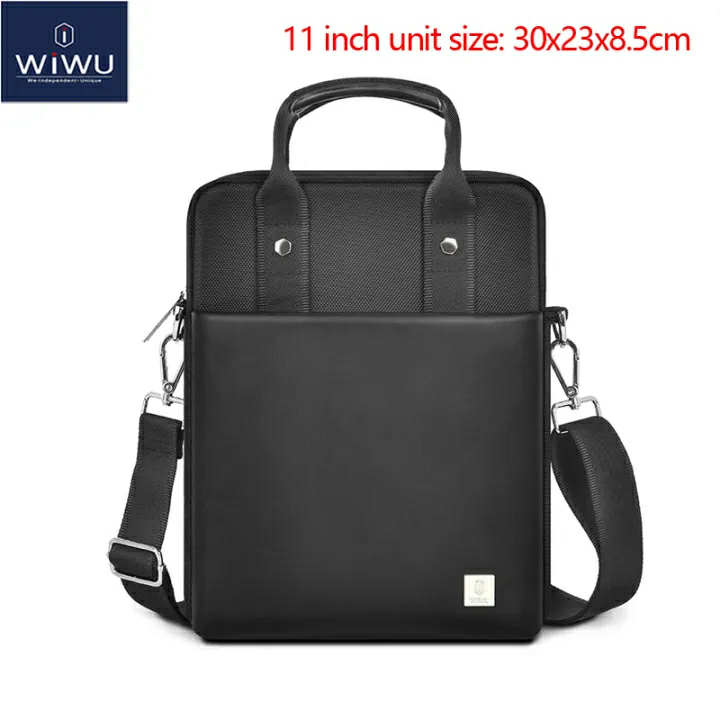 WIWU Hali Vertical Layer Bag 11-Inch Tablet & Laptop Crossbody Bag Handbag