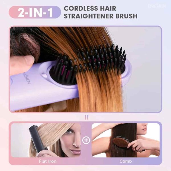 Xiaomi Enchen H100 Cordless Portable Hair Straightener Brush