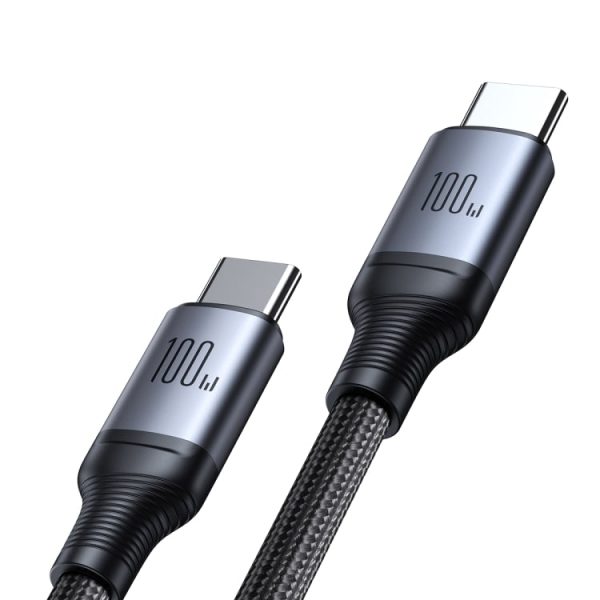 JOYROOM A21 100W Type-C to Dual Type-C 2 in 1 Charging Cable - 1.5m