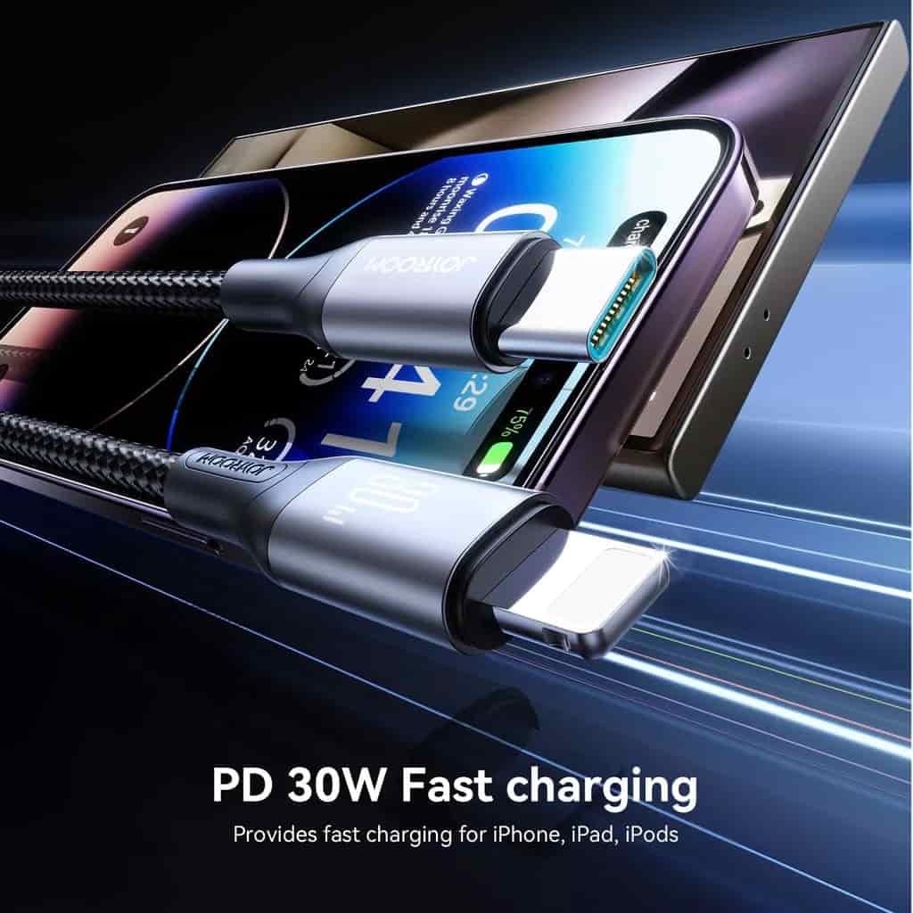 Joyroom S-A28 Type C to Lighting 30W Fast Charging Data Cable