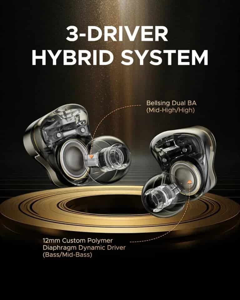 SoundPEATS H3 Hi-Res Wireless Bluetooth Earbuds