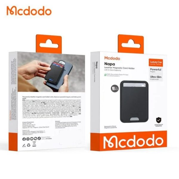 Mcdodo WH-792 Napa Leather Magnetic Card Holder