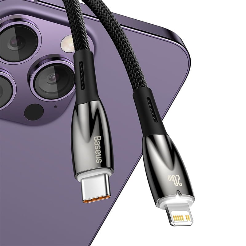 Baseus Glimmer Series Type C to iP PD 20W fast charging cable for iPhone