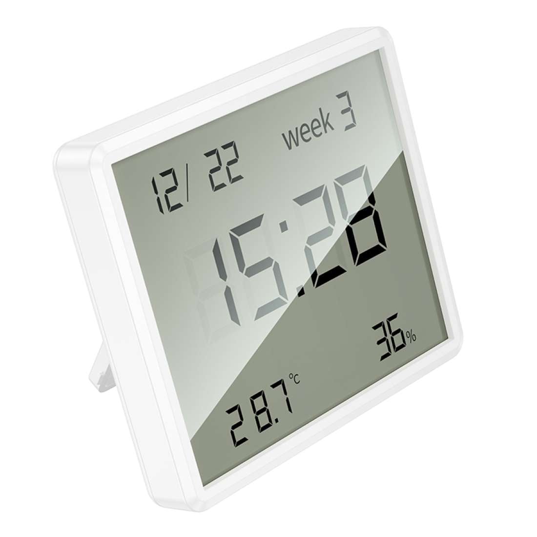 Hoco HX41 Hygrometer Clock Temperature and Humidity Monitor