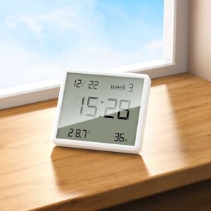 Hoco HX41 Hygrometer Clock Temperature and Humidity Monitor