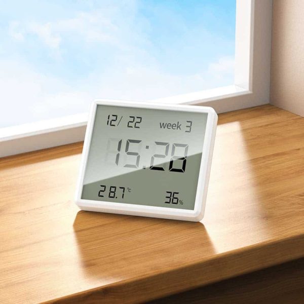 Hoco HX41 Hygrometer Clock Temperature and Humidity Monitor