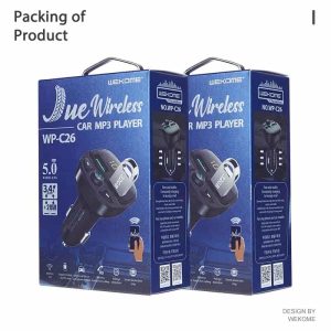 WEKOME WP-C26 Wireless Car MP3 Player With Charger