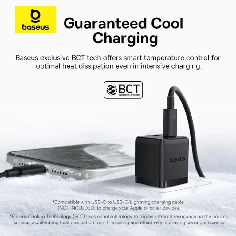 Baseus Palm 30W Fast Charger C+U With 60W Type-c Cable