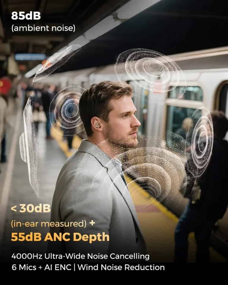 SoundPEATS H3 Hi-Res Wireless Bluetooth Earbuds