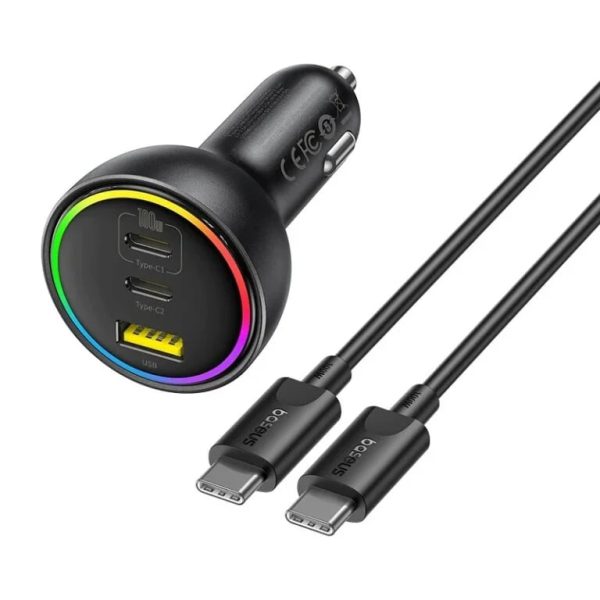 Baseus 152.5W Multi-Port Fast Charging Car Charger Set Baseus 152.5W Multi-Port Fast Charging Car Charger Set