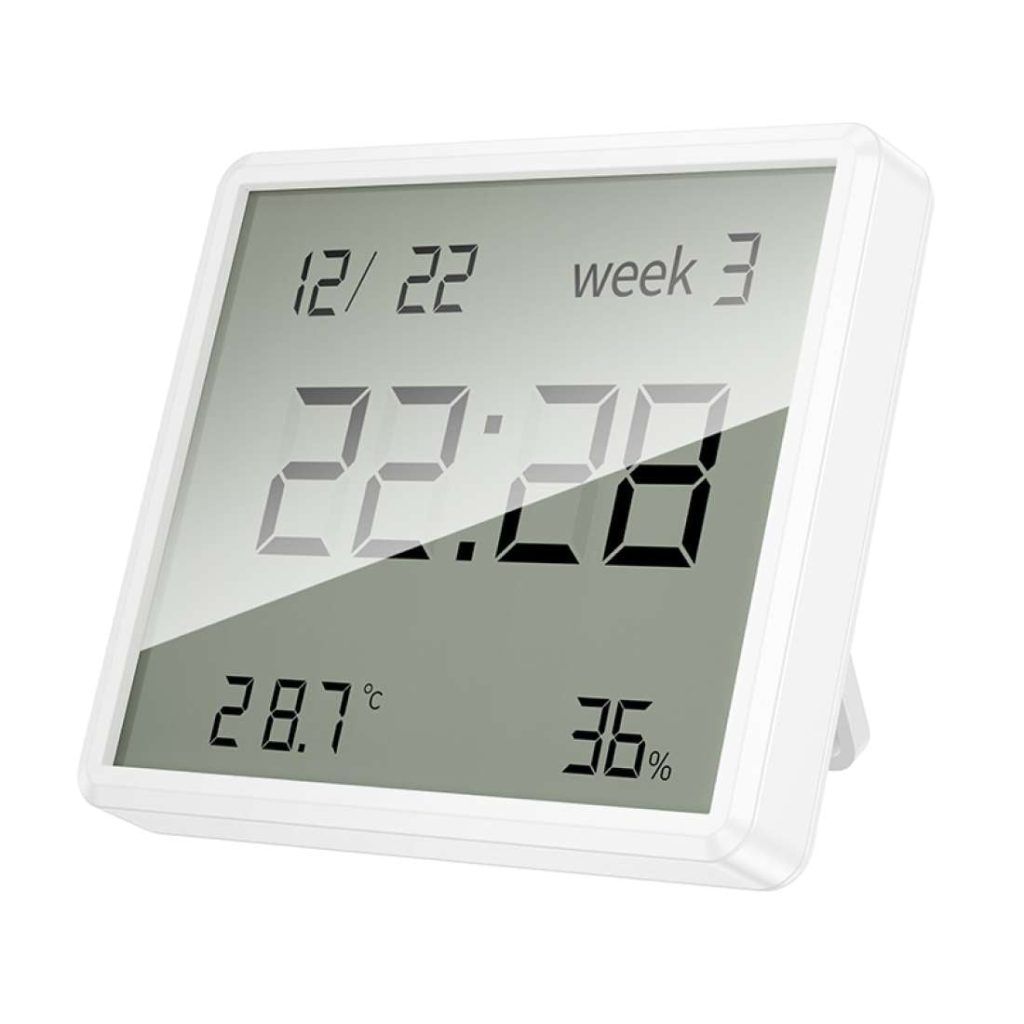 Hoco HX41 Hygrometer Clock Temperature and Humidity Monitor