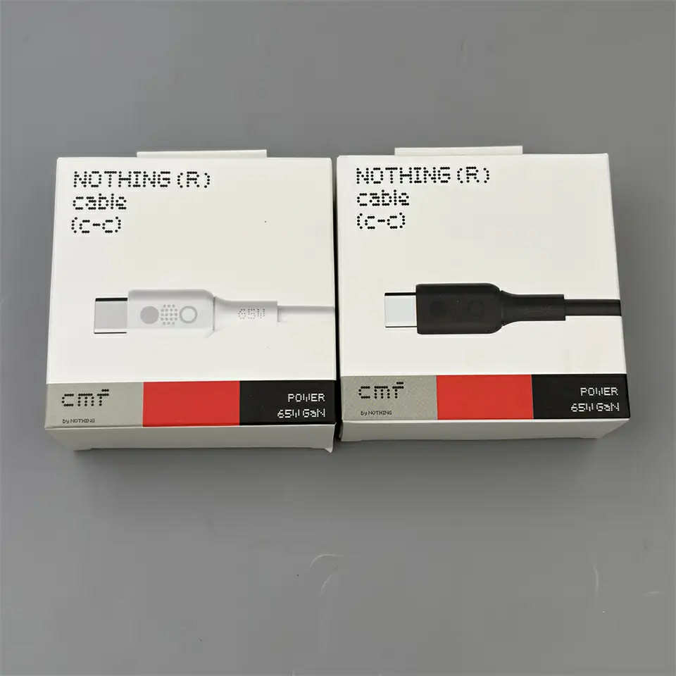 NOTHING CMF 65W Power GaN USB C to USB C PD Fast Charging Cable - 1m
