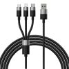 Baseus High Current 3.5A StarSpeed 1 For 3 Fast Charging Data Cable USB to M+L+C