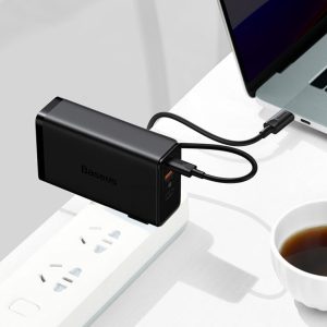 BASEUS 87W Power Station 4th GaN Power Bank Adapter 10000mAh