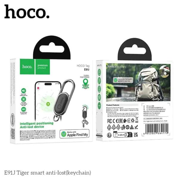 Hoco Smart Tag E91J Intelligent Positioning Anti-lost Device Works With Apple Find My Hoco Smart Tag E91J Intelligent Positioning Anti-lost Device Works With Apple Find My