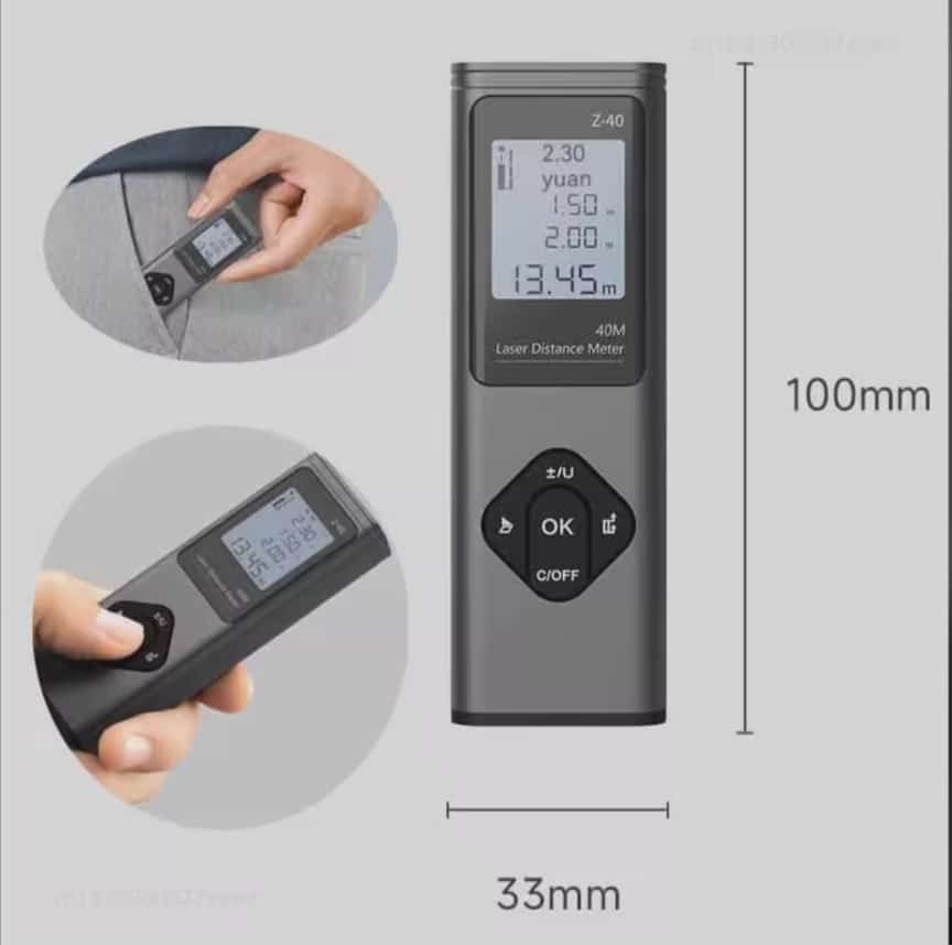 Xiaomi LR1-Z40 Laser Rangefinder Line Thrower 40M Measure