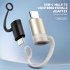 Ldnio LC260 PD65W USB-C Male To Lightning Female PD Fast Charging Adapter