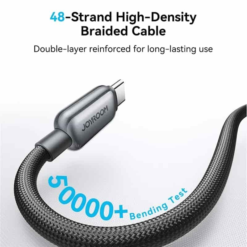 Joyroom S-A55 Auto Power Off 100W Fast Charging Type-C to Type-C Data Cable