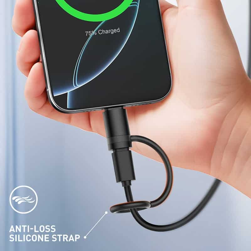 Ldnio LC260 PD65W USB-C Male To Lightning Female PD Fast Charging Adapter