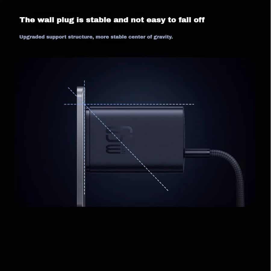 Baseus 65W Super GaN Digital Display Gallium Nitride Type C Charger