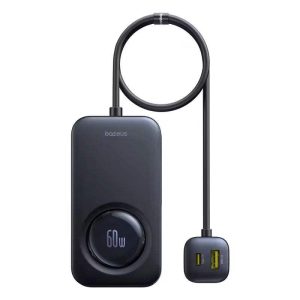 Baseus PrimeTrip VW1 105W 6in1 Car Charger with 60W Retractable Cable
