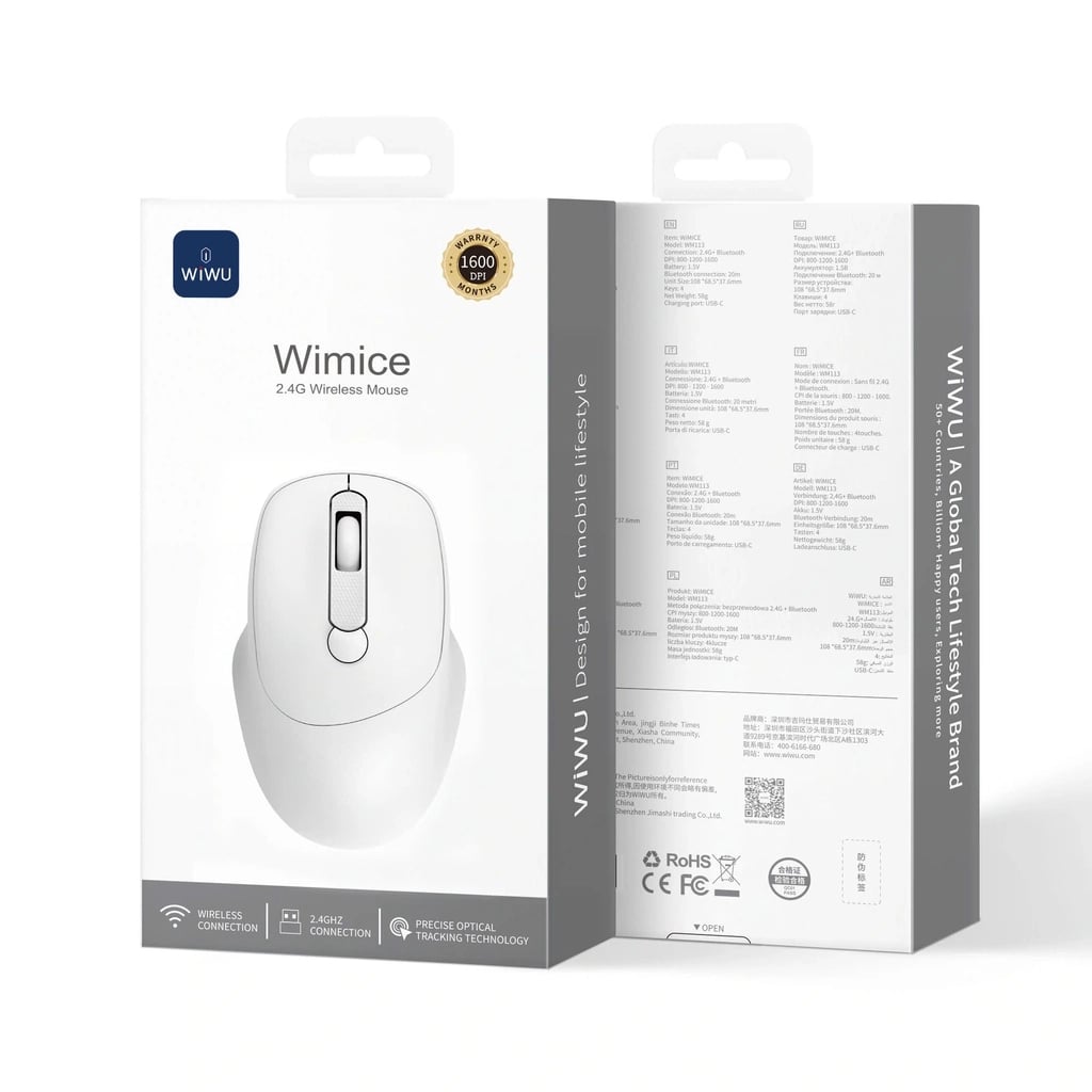 WiWU WM113 Wimice 2.4G Wireless Mouse