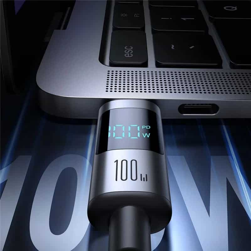 Joyroom S-A16 Pro 100W Digital Display Fast Charging Type-C To Type-C Data Cable